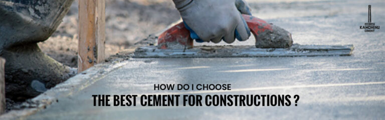 Read more about the article How Do I Choose the Best Cement For Construction?
