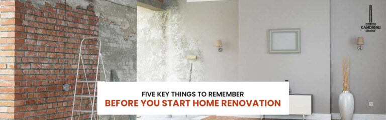 Read more about the article Five Key Things to Remember Before You Start Home Renovation
