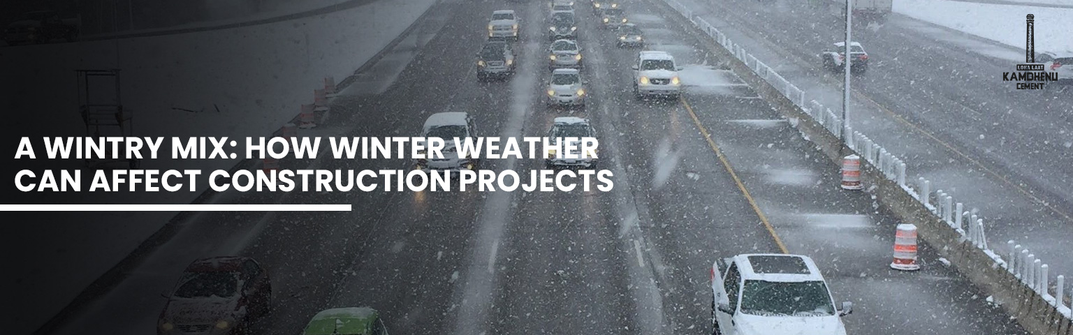 Read more about the article A Wintry Mix: How Winter Weather Can Affect Construction Projects