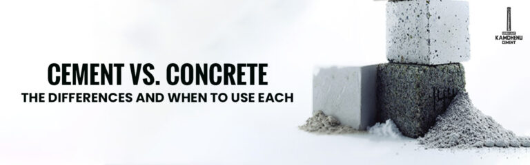 Read more about the article Cement vs. Concrete: The Differences and When to Use Each