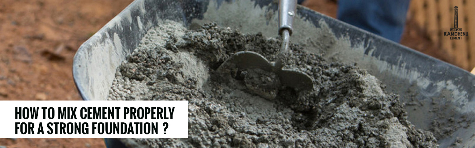 You are currently viewing How to Mix Cement Properly for a Strong Foundation