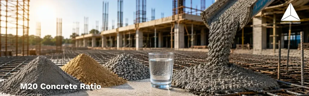 M20 Concrete Ratio for strong and durable construction.