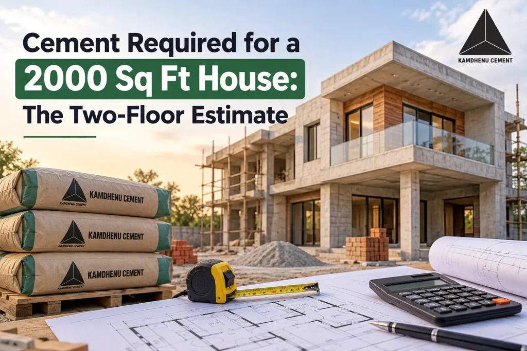 Cement Required for a 2000 Sq Ft House